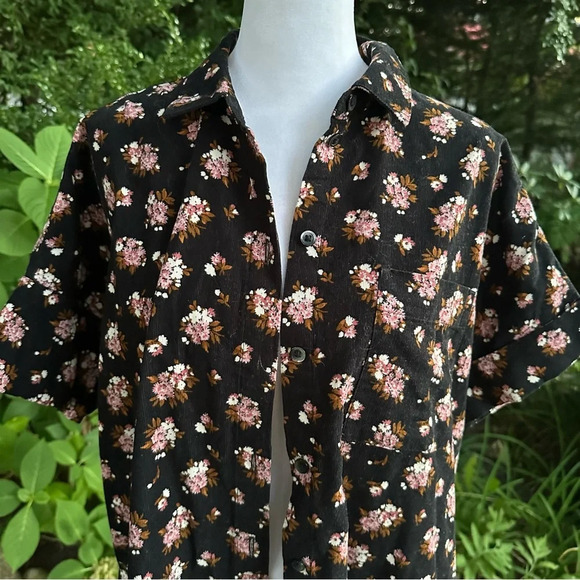 Madewell Corduroy Daily Button Down Shirt in Homestead Bouquet Small - Picture 6 of 14